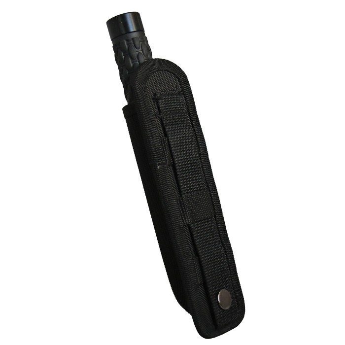 BlackField Teleskop Schlagstock 21"/53 cm Hartgummi gehärtet mit Etui